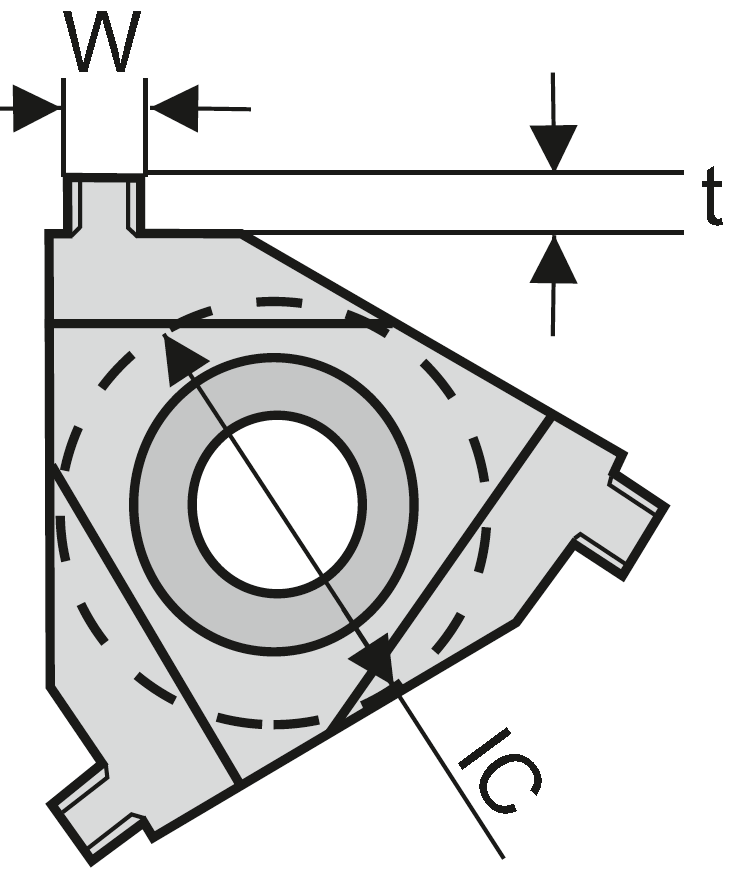 3 ER 1,1 D471-1,3 VKX zapichovací  destička